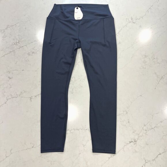 prAna NEW Luxara Pocket Legging XL High Rise Stormy NIght Blue Full Length - Picture 1 of 12